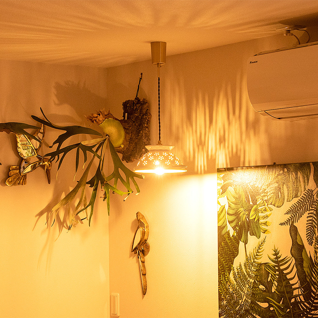 1灯ペンダントライト ホーローコランダー