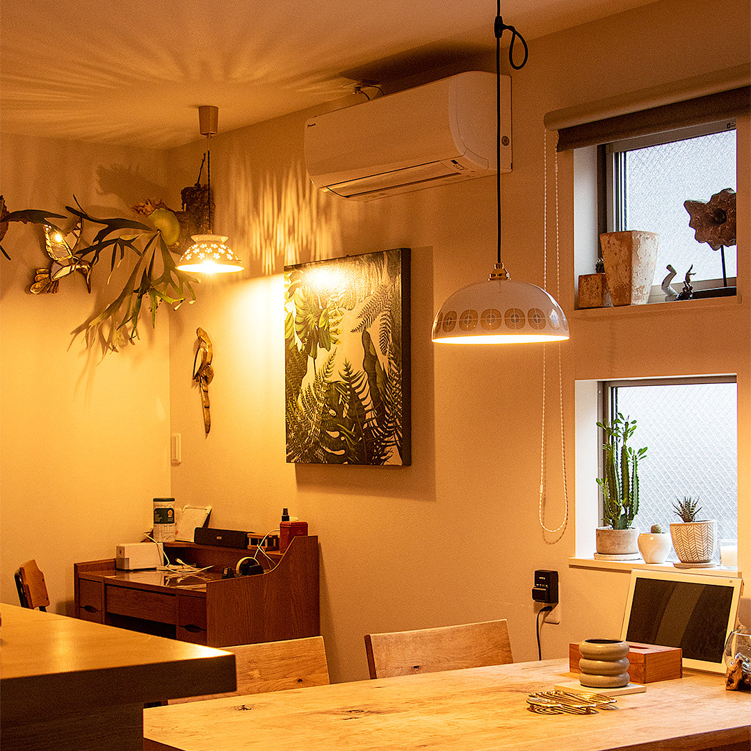 1灯ペンダントライト ホーローコランダー