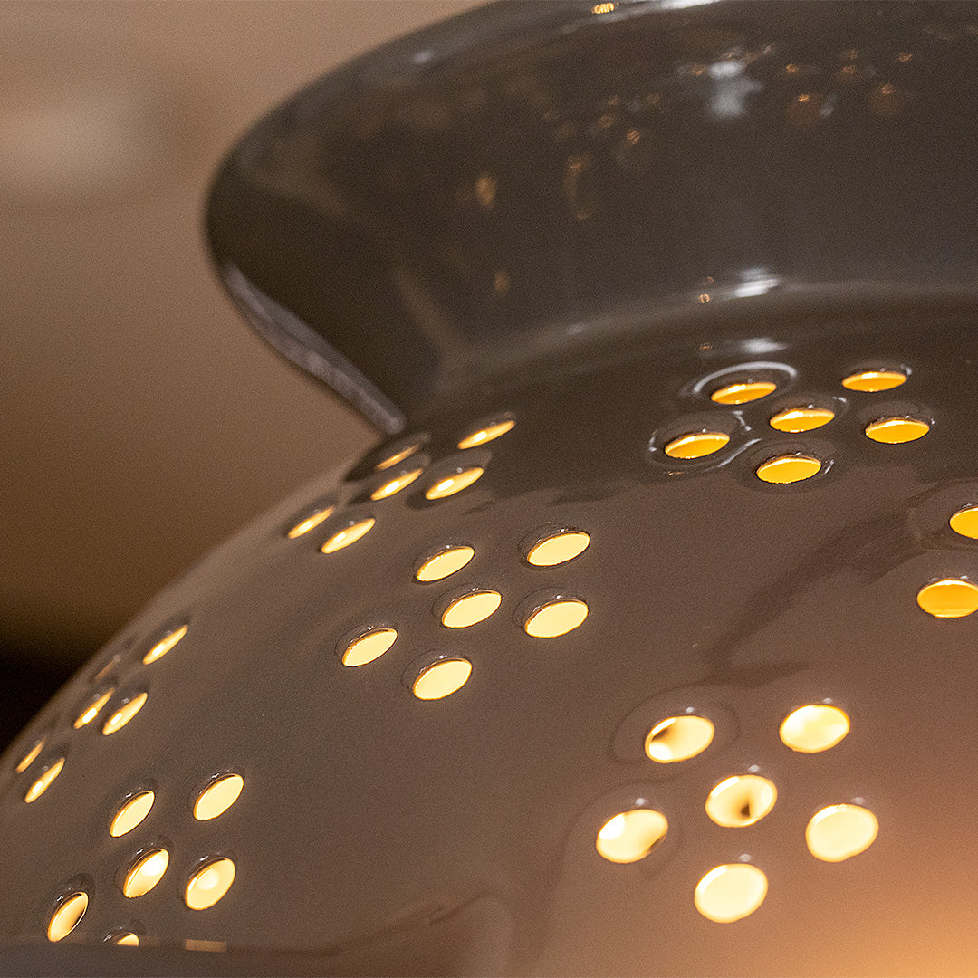 1灯ペンダントライト ホーローコランダー