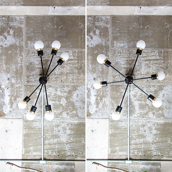 6灯シーリングライト デボン