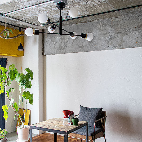 6灯シーリングライト デボン