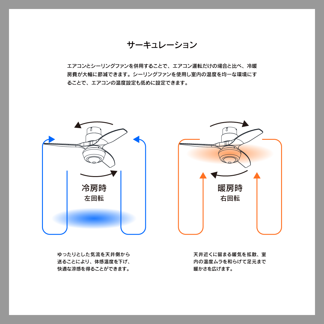 CHAUSIE CEILING FAN LIGHT(チャウシー シーリングファンライト)