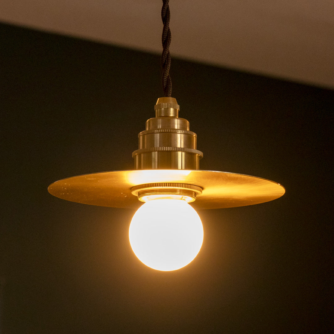 1灯ペンダントライト プーラ ブラス