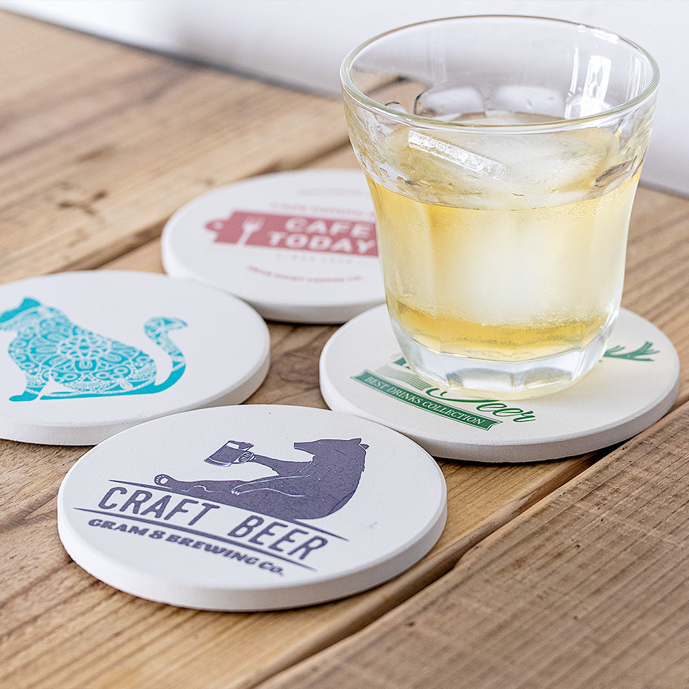 珪藻土 コースター 2枚セット