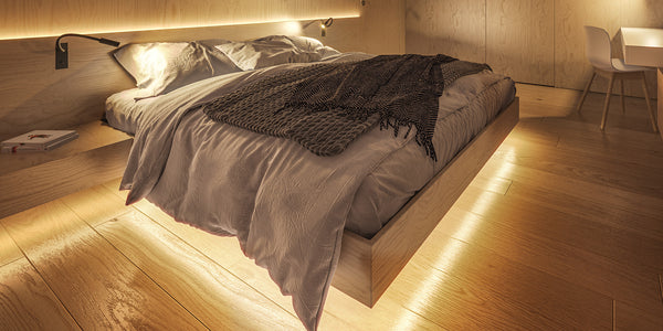 寝室にはベッド下の間接照明がおすすめ！おしゃれに彩るライト3選