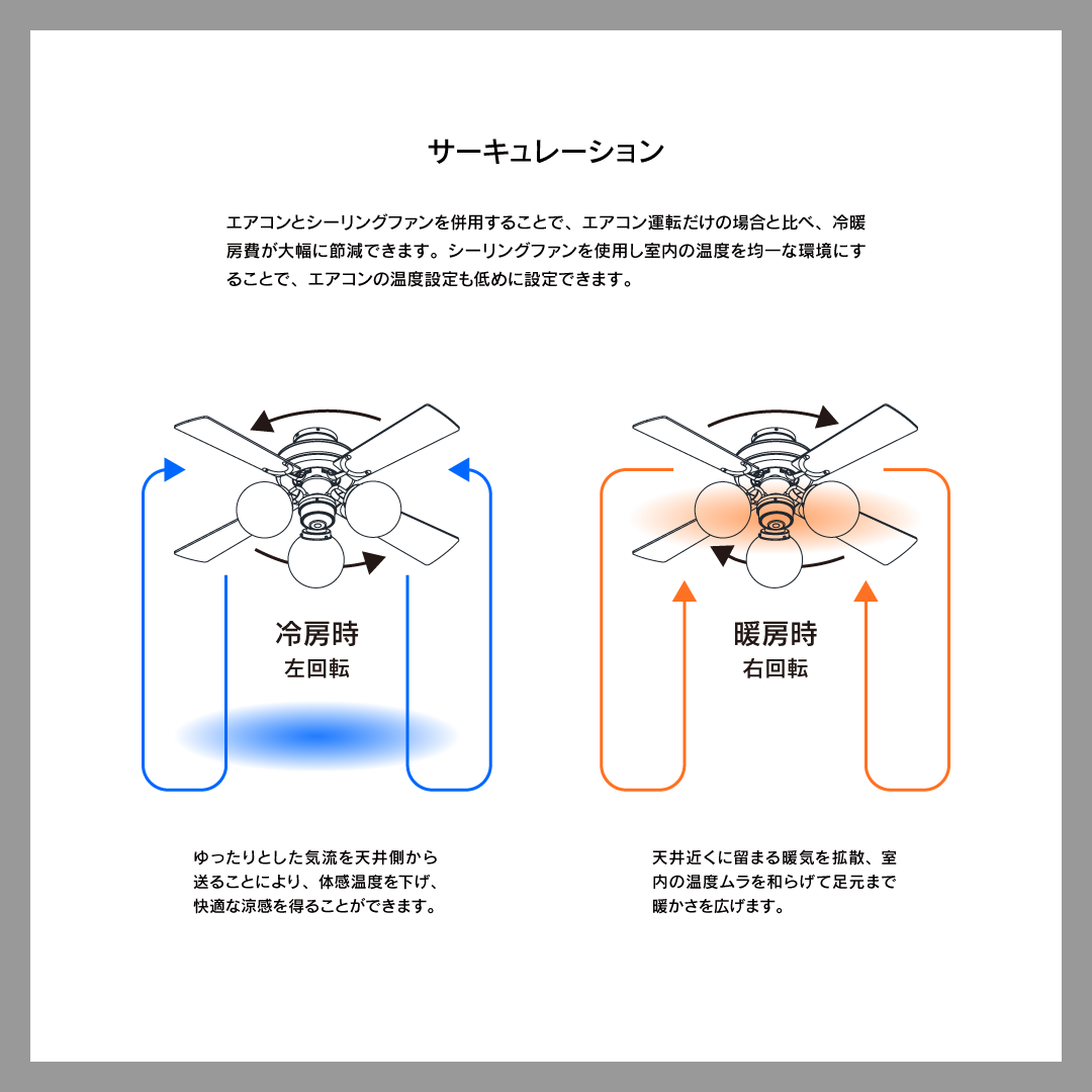 VANISE CEILING FAN LIGHT（ バニーズ シーリングファンライト）