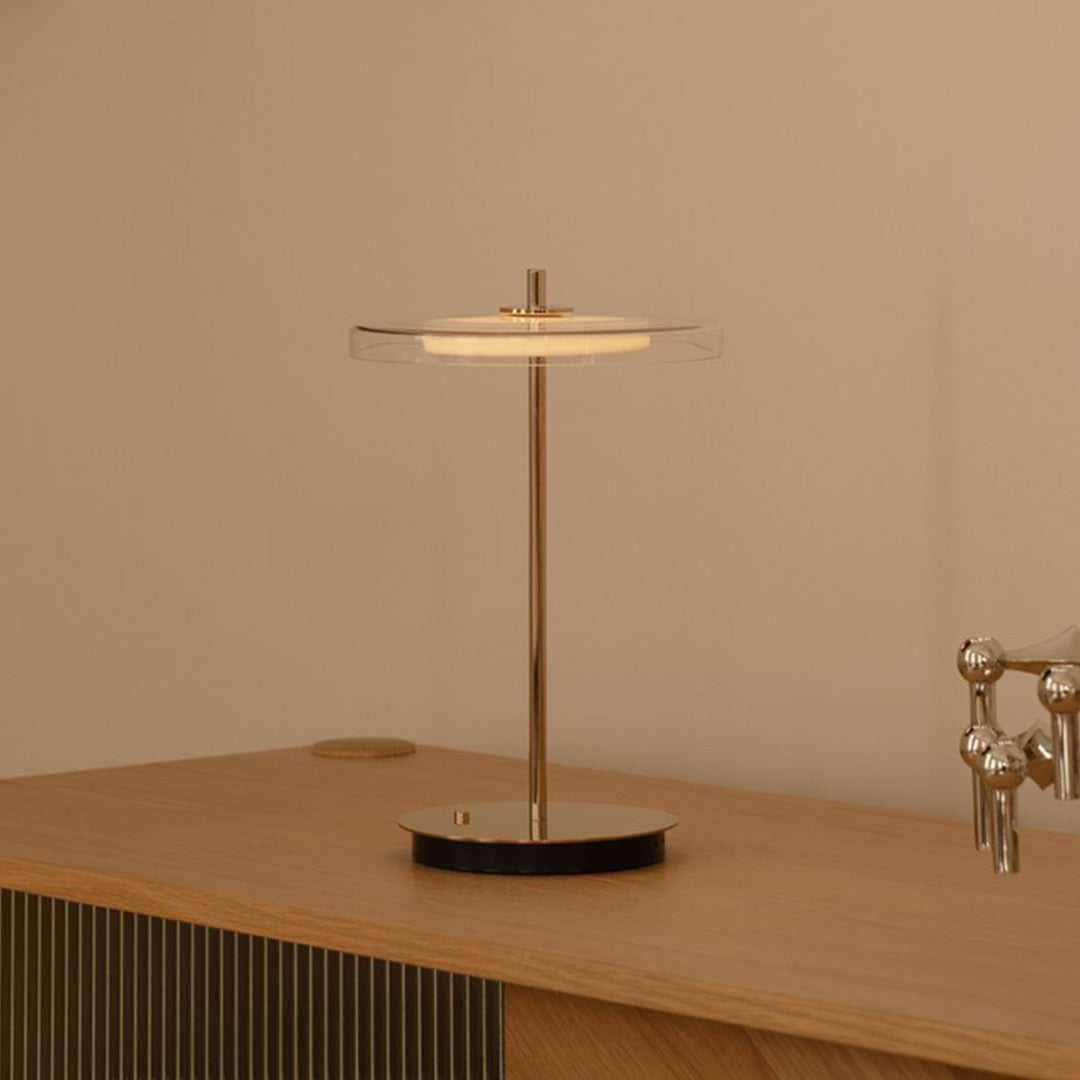 Asteria Glass Move（アステリア グラス ムーブ）ポータブルランプ -UMAGE