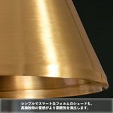 1灯ペンダントライト リアン ブラス 真鍮 独特の質感